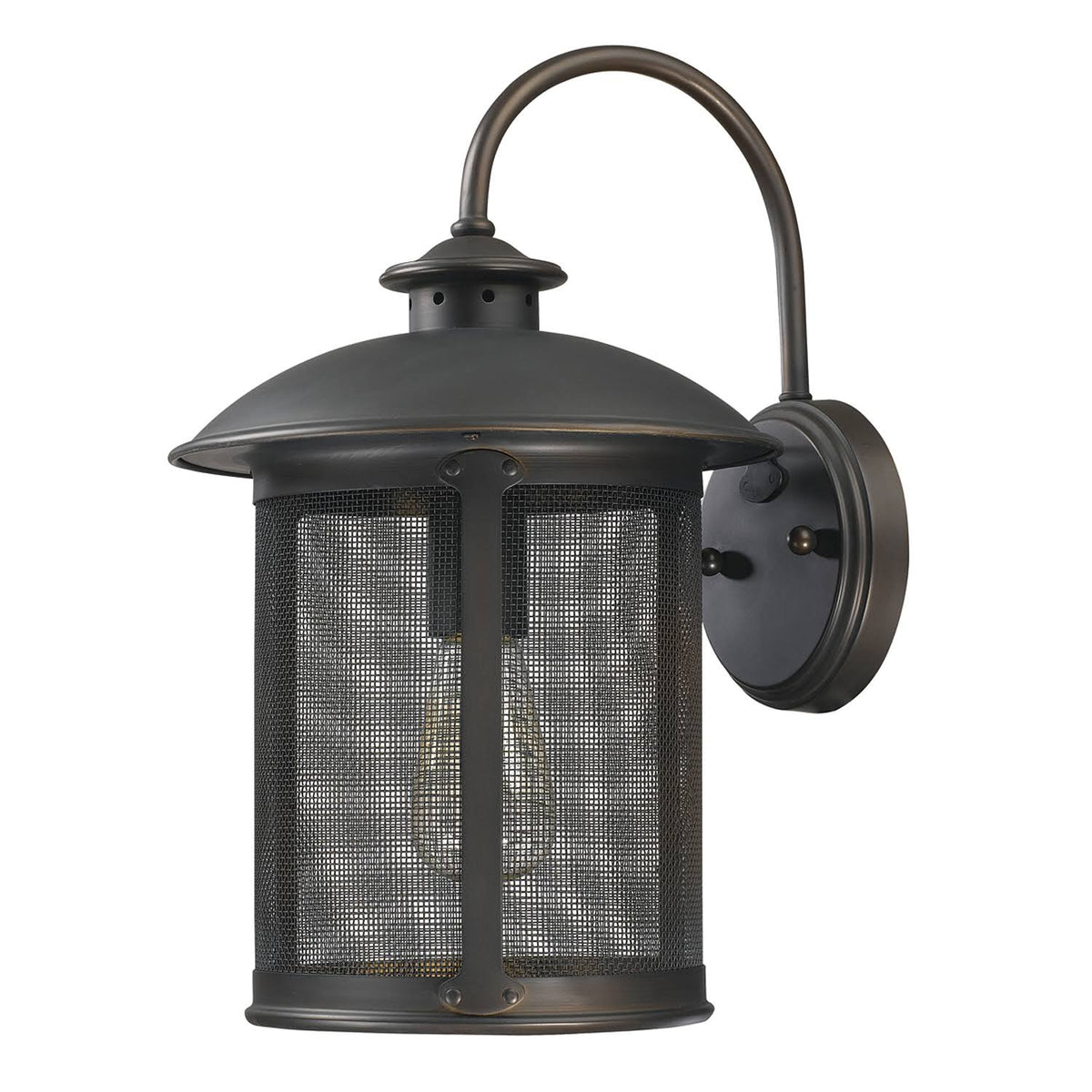 1 Light Old Bronze Outdoor Wall Lantern A28290