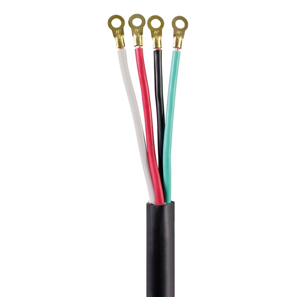 6FT 10AWG 4 Prong Black Dryer Cord Z450104