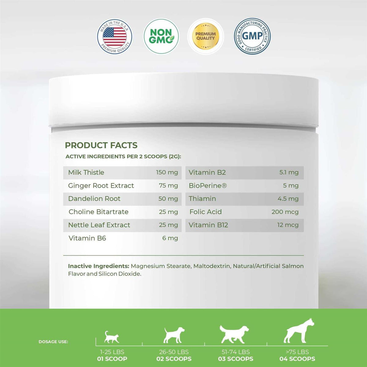 Milk Thistle for Cats 4oz Powder Q636