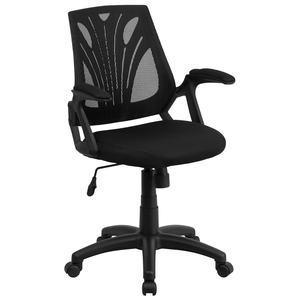Black Mesh Chair with Mesh Seat E785585