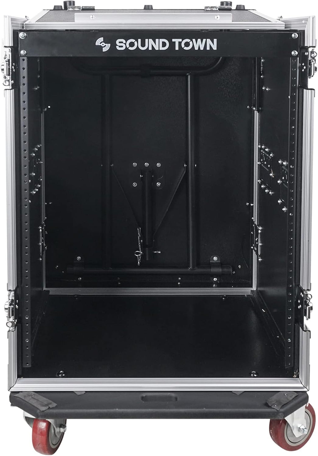 14U PA DJ Rack/Road ATA Case with 11U Slant Mixer Top J939