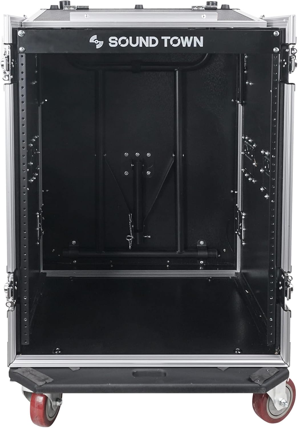 14U PA DJ Rack/Road ATA Case with 11U Slant Mixer Top J939