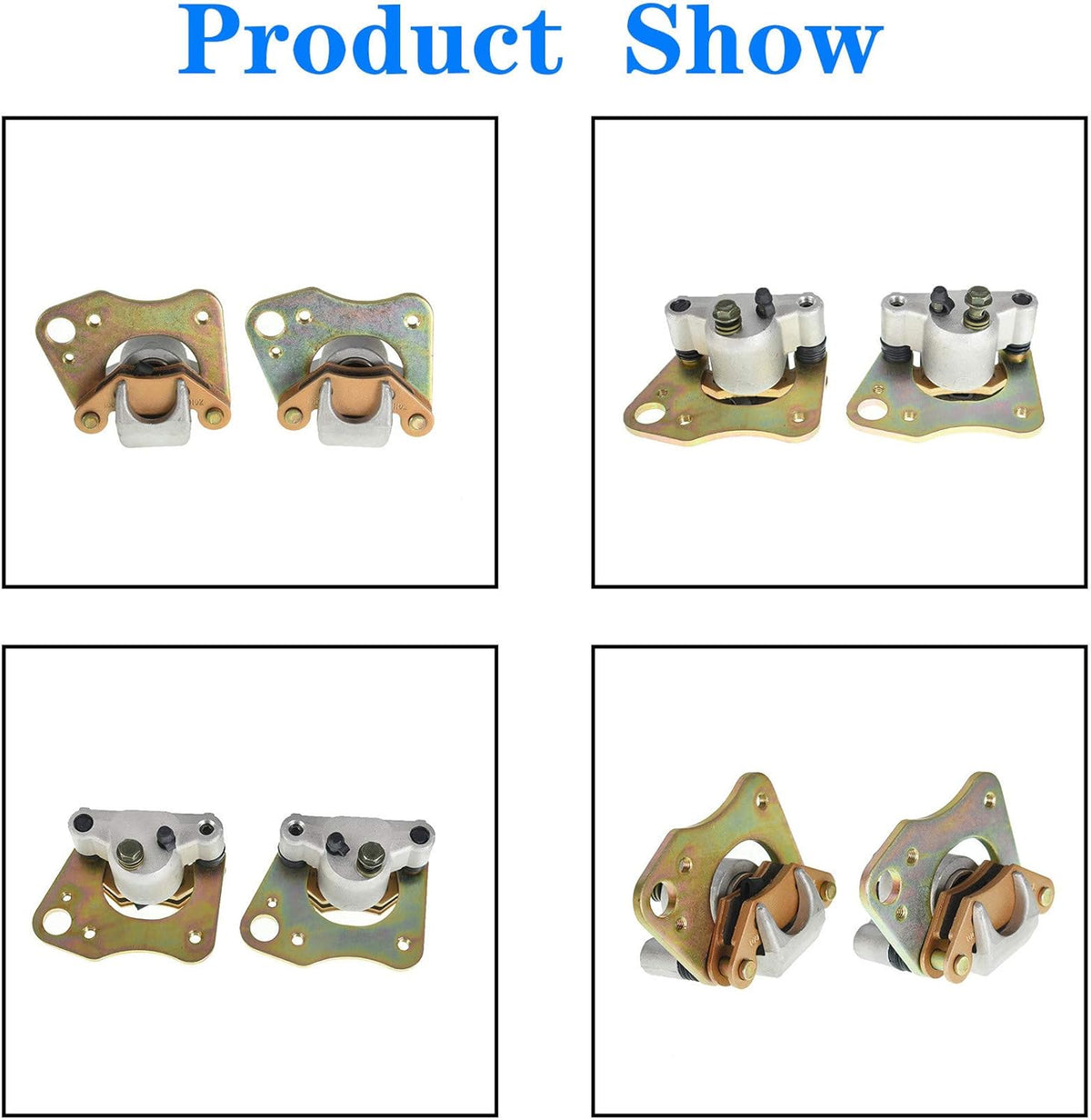 Front Left Right Brake Caliper Pad Set Pack of 2 V2192