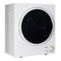 850W 1.6cu ft Front Load Electric Clothes Dryer with Stainless Steel Tub Q258370