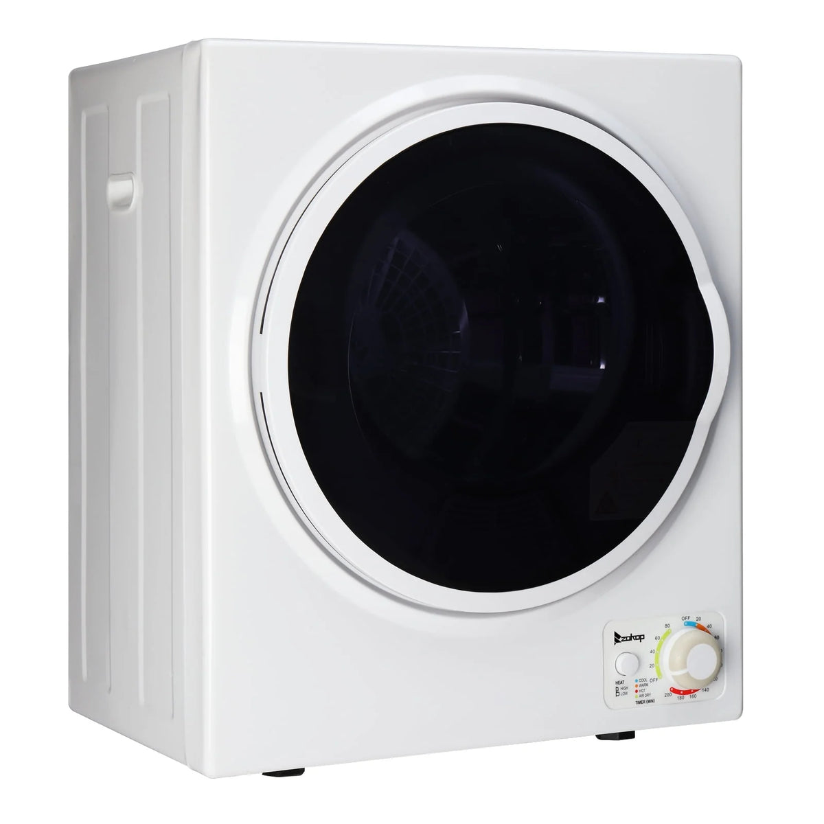 850W 1.6cu ft Front Load Electric Clothes Dryer with Stainless Steel Tub Q258370