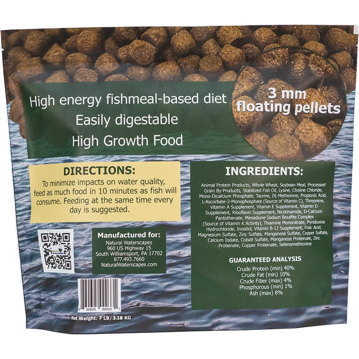Game Fish Variety Food 7 lb B72367