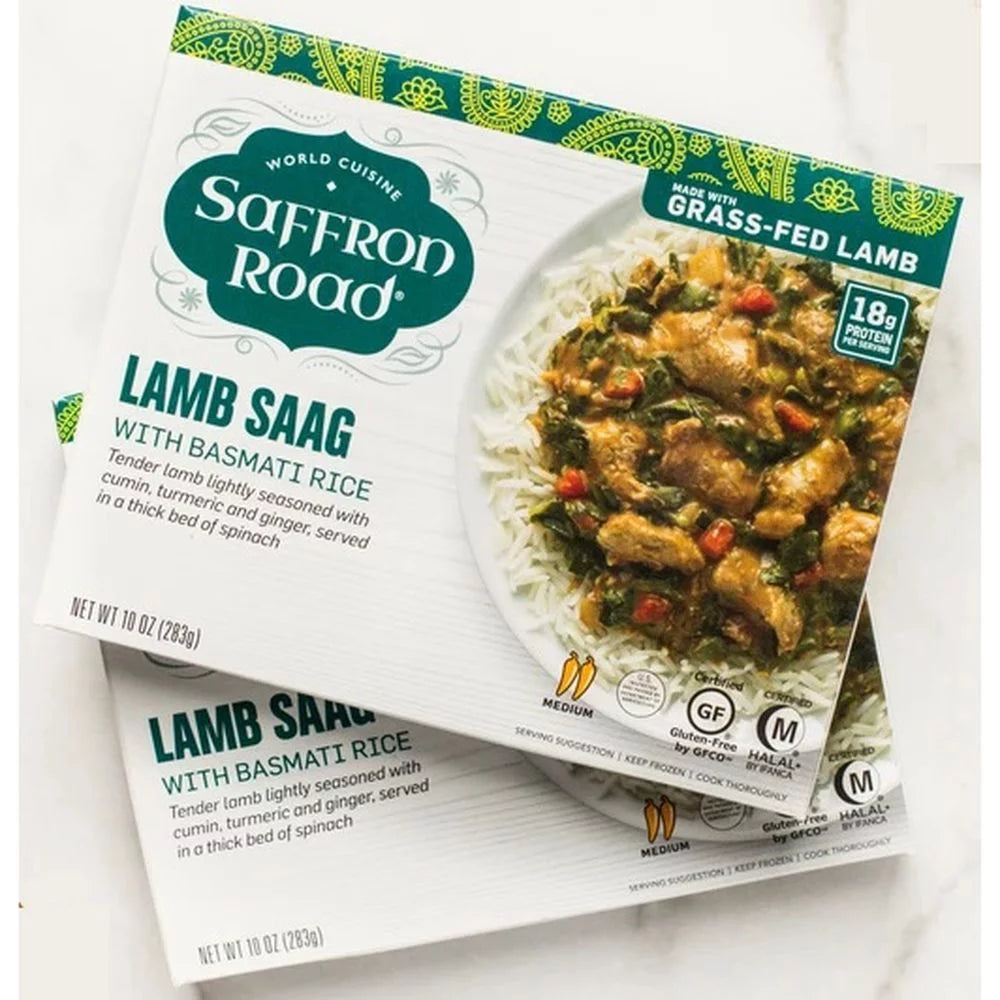 Lamb Saag with Basmati Rice, 10 Ounce, 8 per case E9474