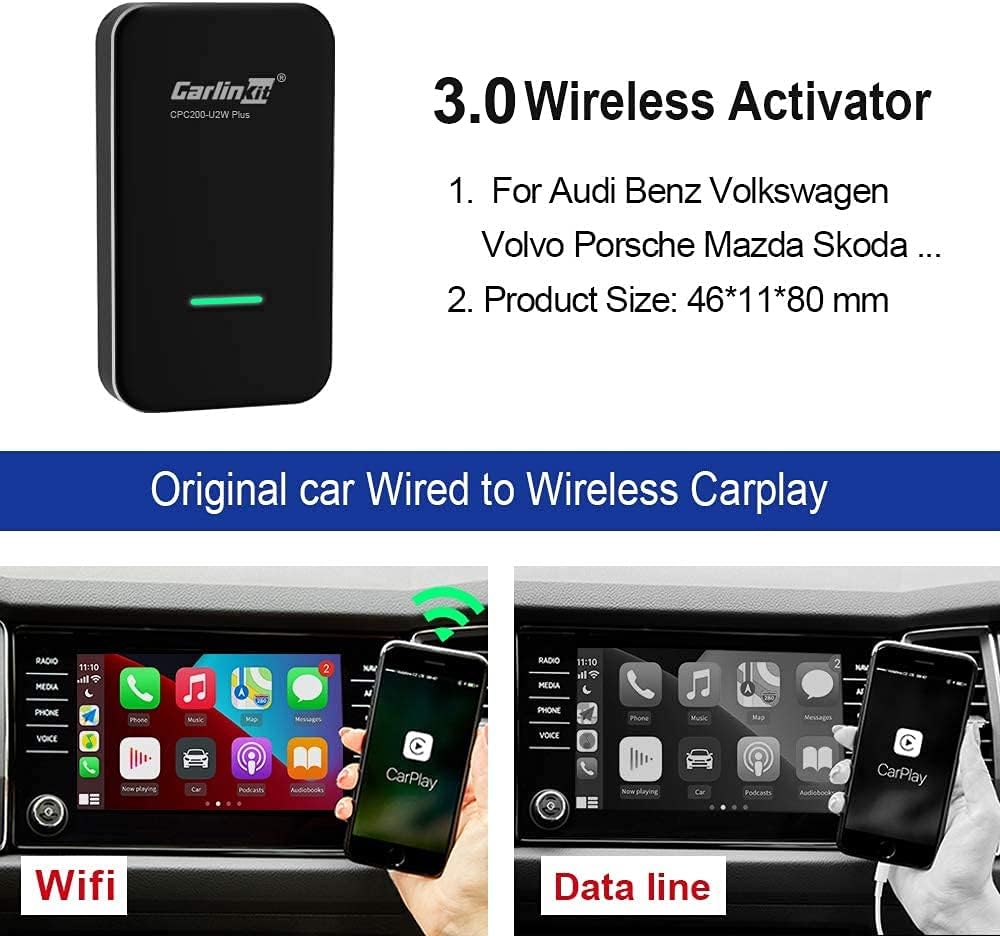 Wireless CarPlay Adapter Plug and Play T15775