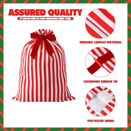 Large Canvas Christmas Gift Bag L3861