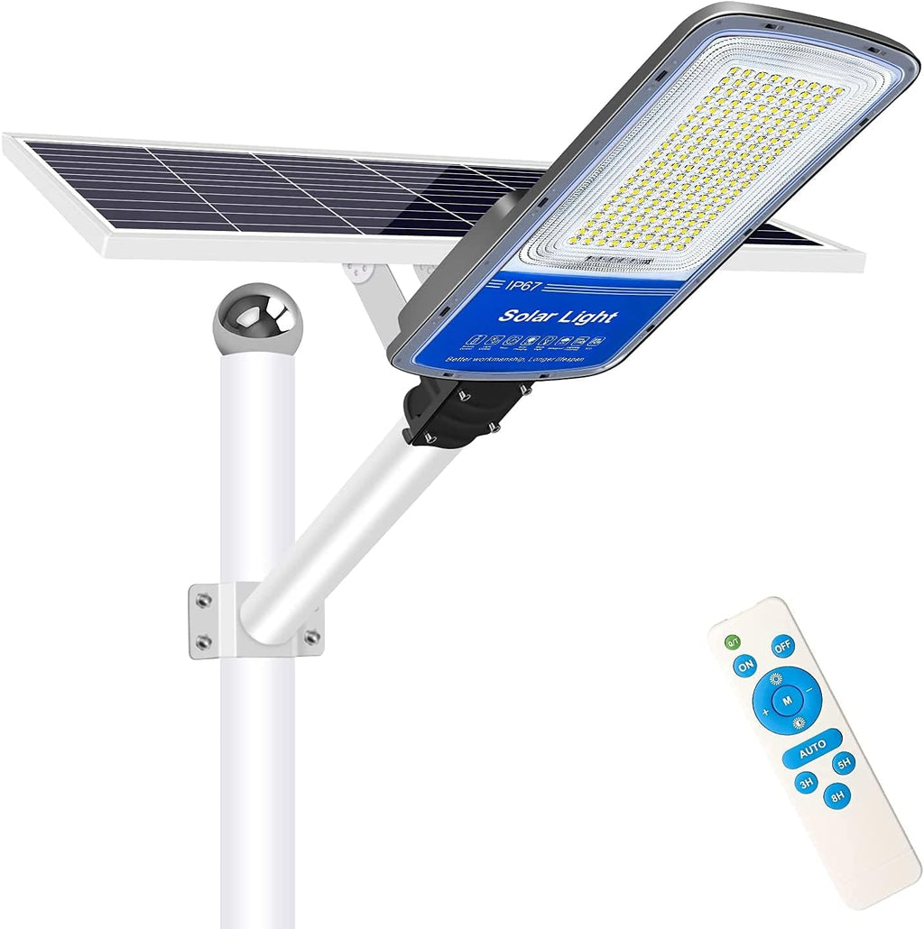 LED Solar Street Light 360W with Remote Control Dusk to Dawn Flood Light V9464