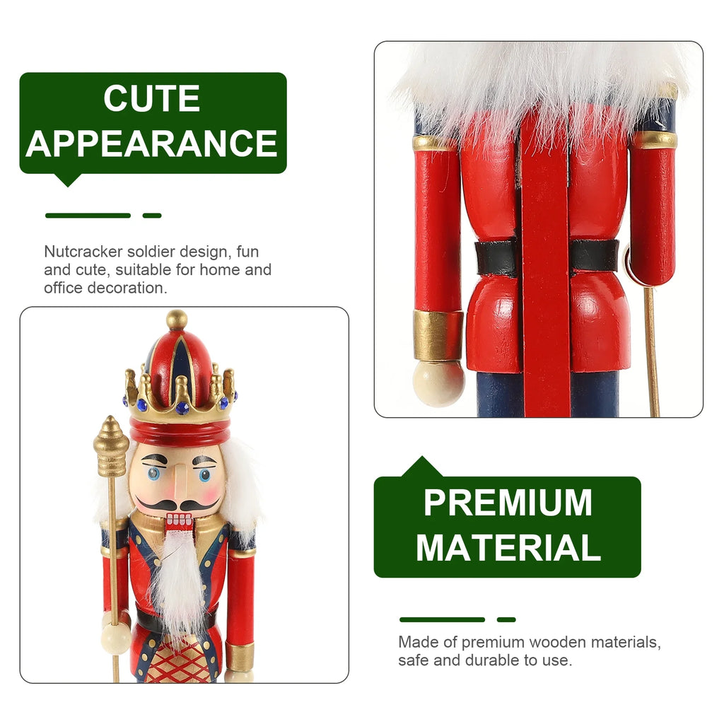 Wooden Nutcracker Doll Christmas Decor R226