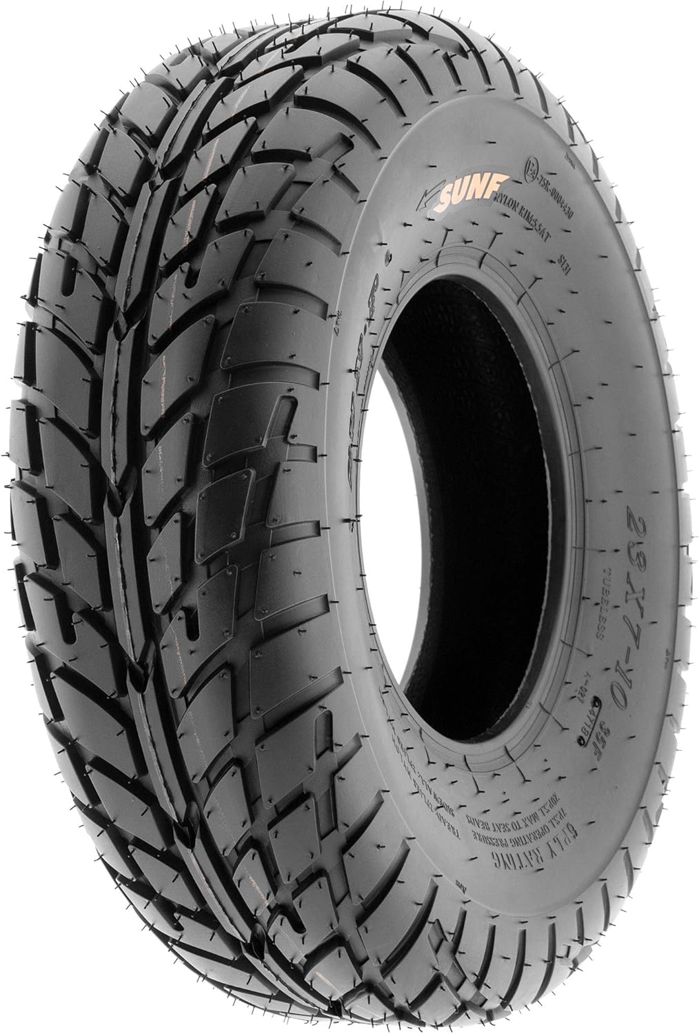 Set of 4 ATV UTV Flat Track Tires 19x6-10 Front & 20x10-9 Rear, 6 PR, Tubeless O33026