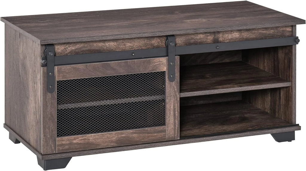 Dark Brown Coffee Table with Storage A936222