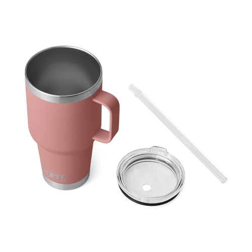 Vacuum Insulated Stainless Steel Tumbler with Handle and Straw Lid V8308