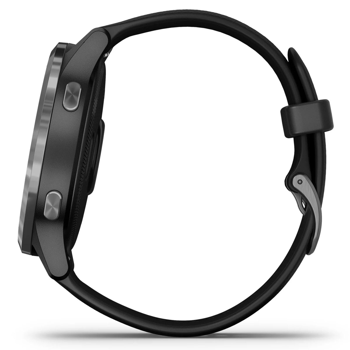 vívoactive 4 Slate Stainless Steel Bezel Black Case Silicone Band P8393