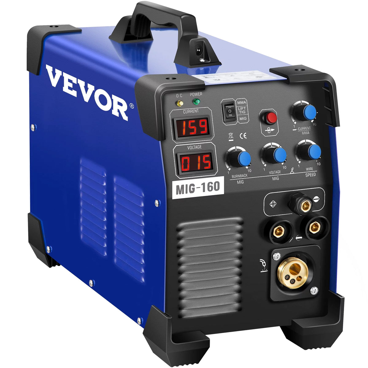 160 Amp 3 in 1 MIG TIG Arc Welder 110V/220V DC Welding Machine S3051