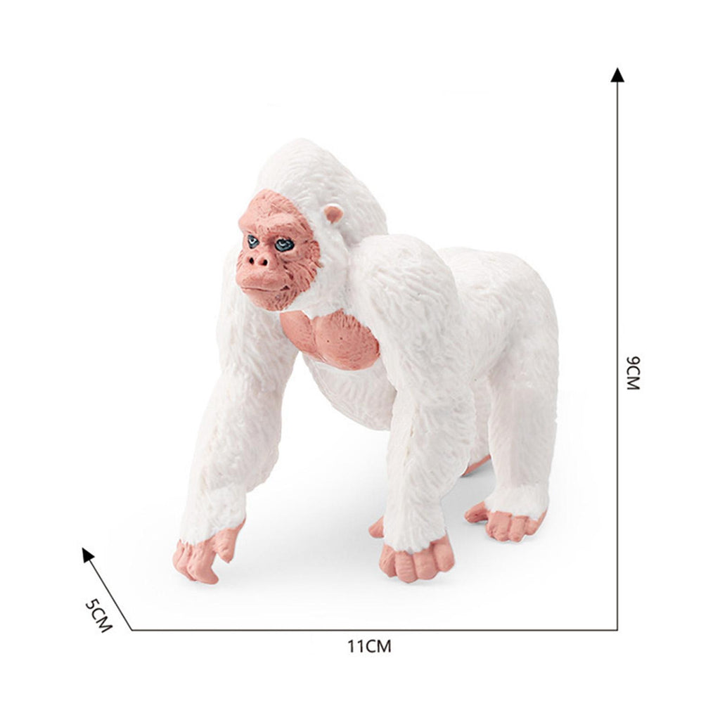 White Gorilla Action Figure Toy Statue Z980218