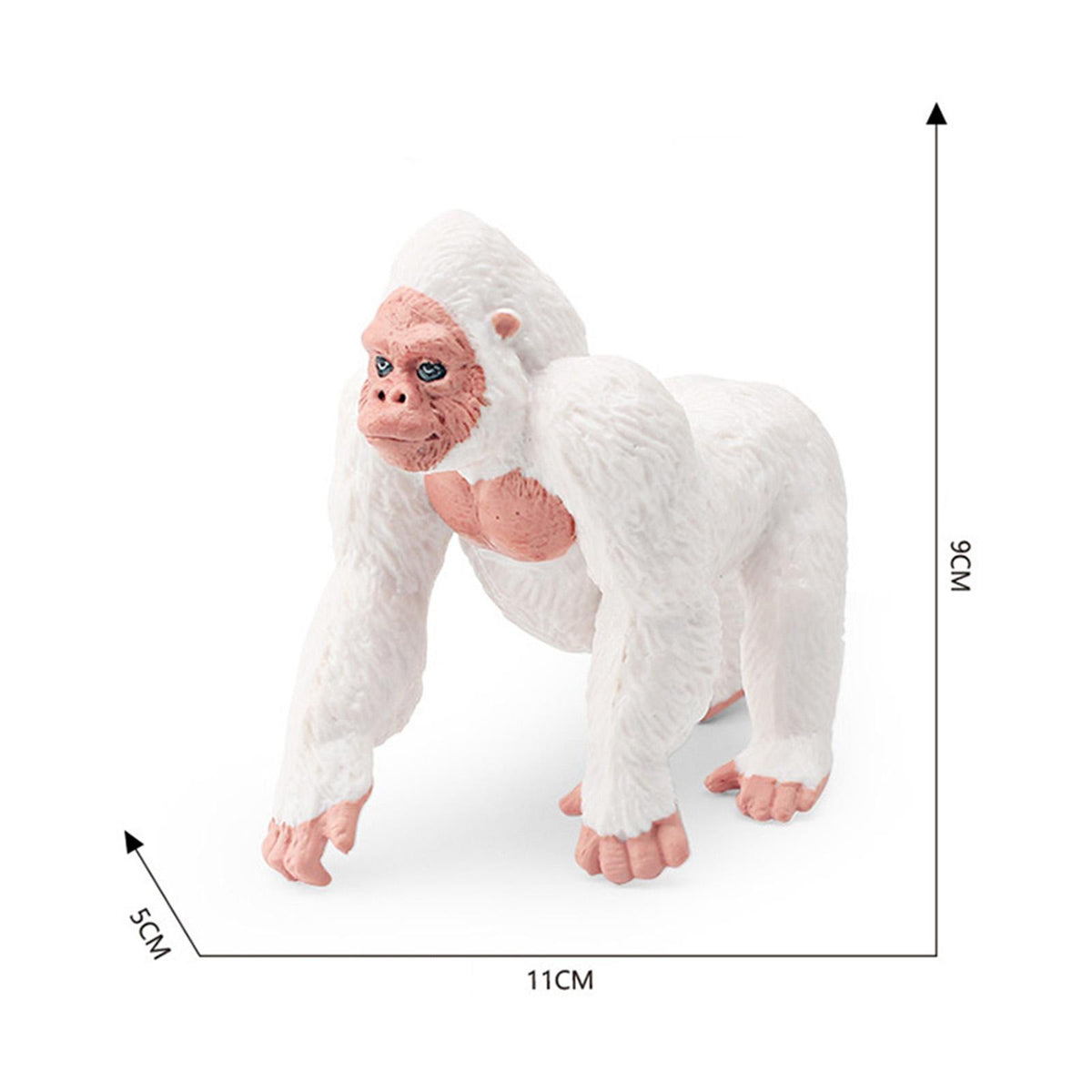 White Gorilla Action Figure Toy Statue Z980218