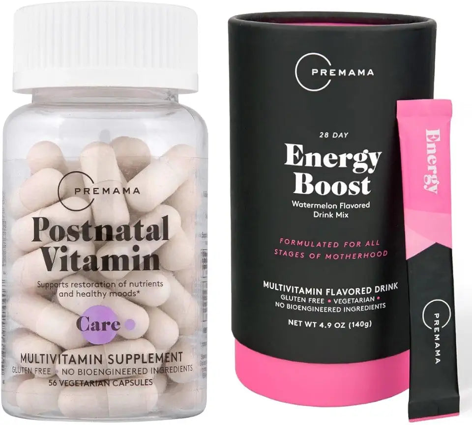 Postpartum Multivitamin + Energy Boost Bundle Z133
