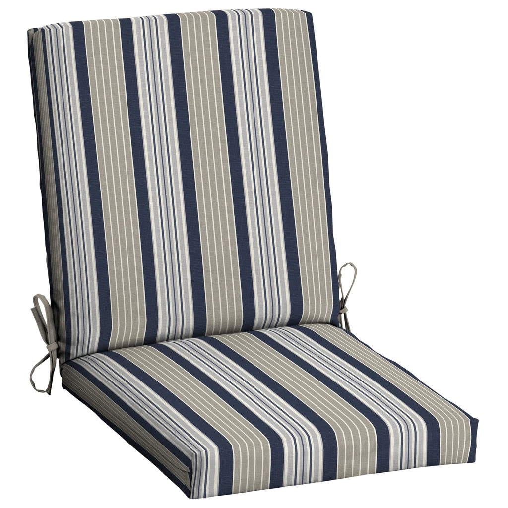 Multi-color Stripe Patio Chair Cushion S45696