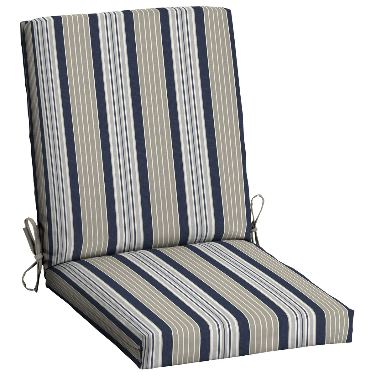 Multi-color Stripe Patio Chair Cushion S45696