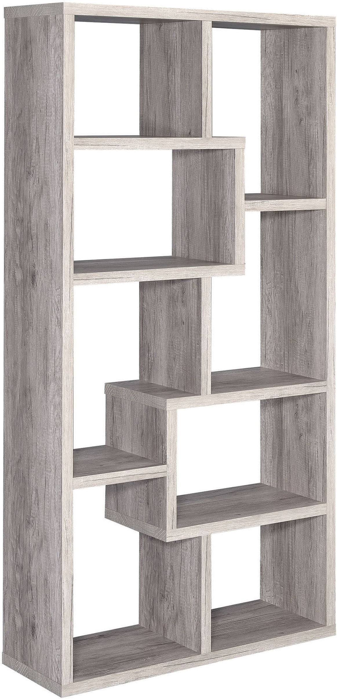 Grey Driftwood Bookcase Z11787