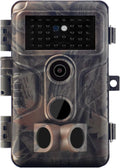 32MP 1296P Trail Camera with Night Vision Motion Activated IP66 Waterproof, Pack of 2 D37535