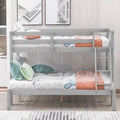 Gray Twin Over Full Bunk Bed Frame R59793