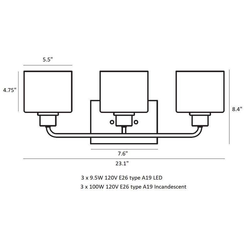 Three Light Bath U415562