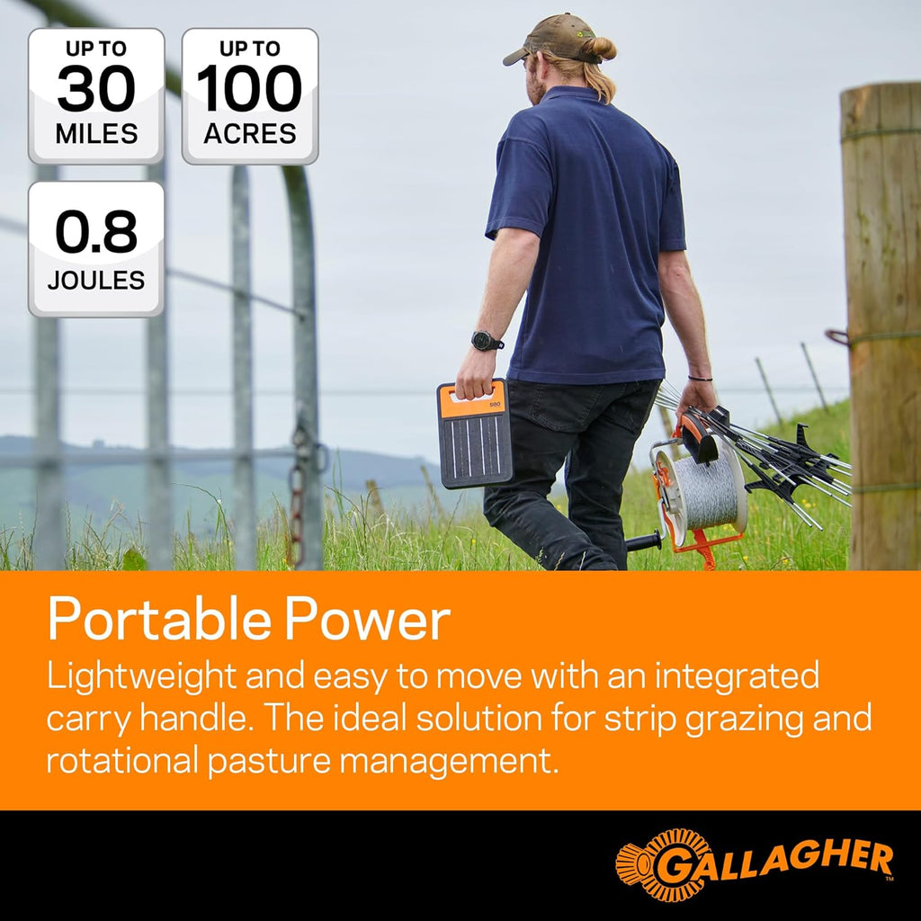 Solar Electric Fence Charger 0.8 Joule K13736