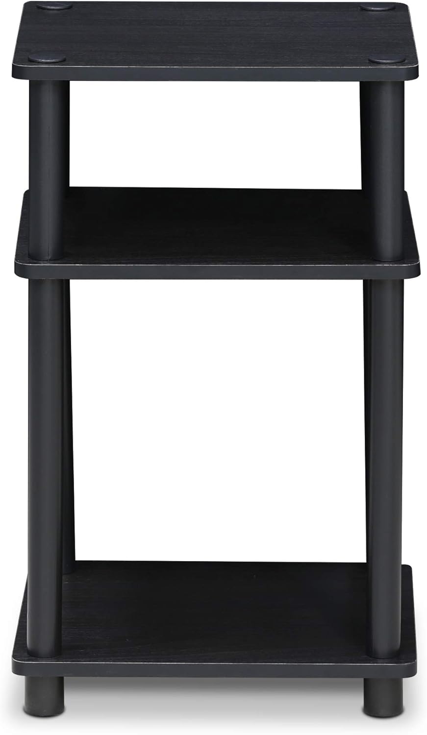 3-Tier End Table, 1-Pack, Americano/Black & Simplistic End Table, Espresso/Black N5312