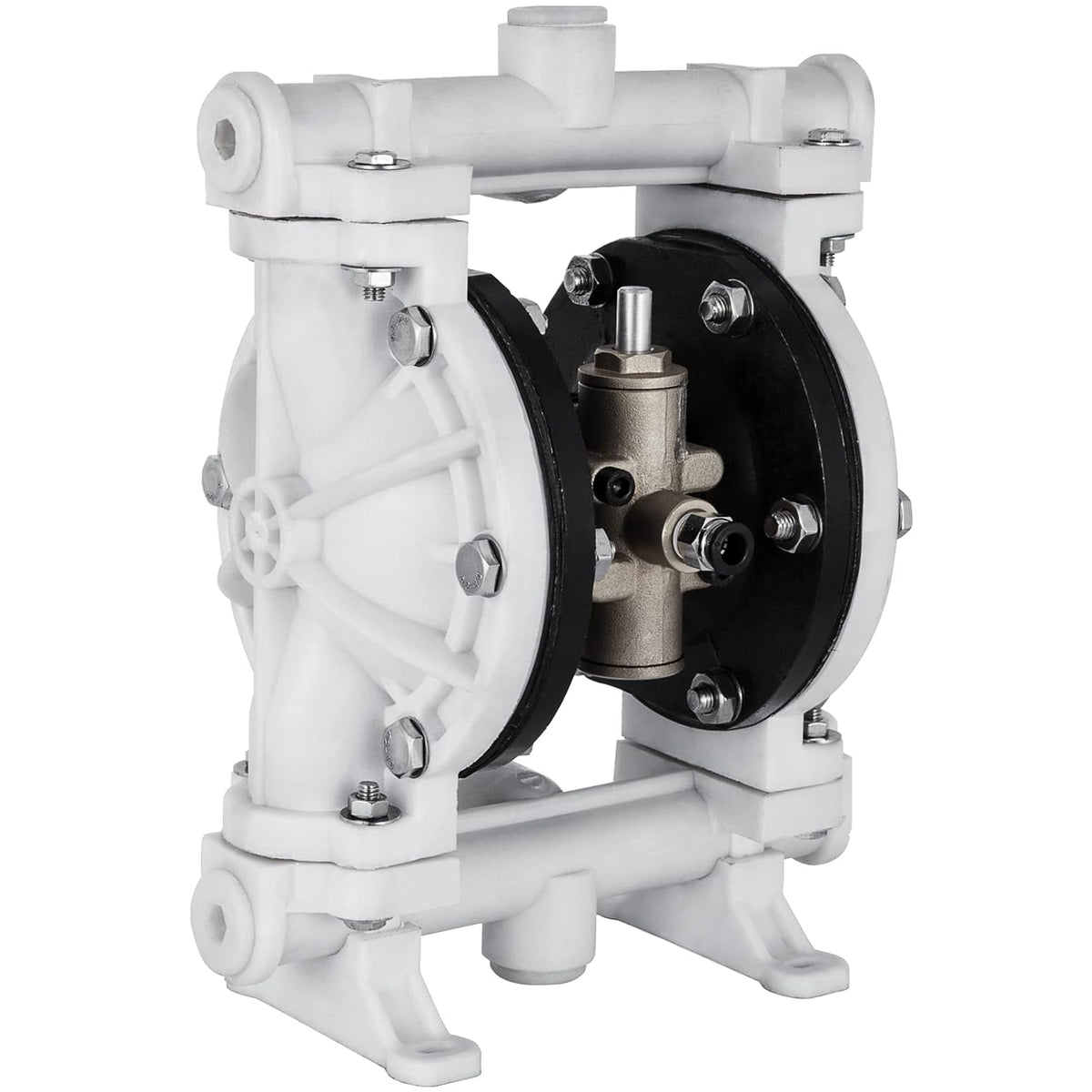 Air-Operated Double Diaphragm Pump 1/2 inch Polypropylene 13 GPM Max 100PSI K54987