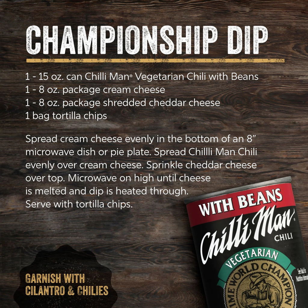 (12 Pack) Canned Vegetarian Chili With Beans, 15 ounce can U69612
