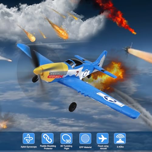 4 Channel RC Plane P-51D Mustang Fighter H870