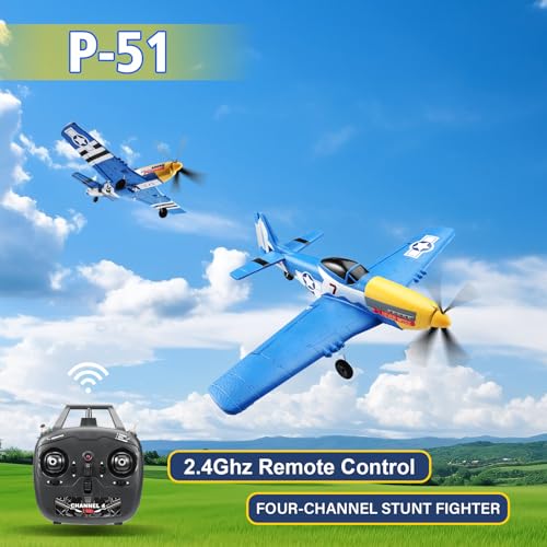 4 Channel RC Plane P-51D Mustang Fighter H870