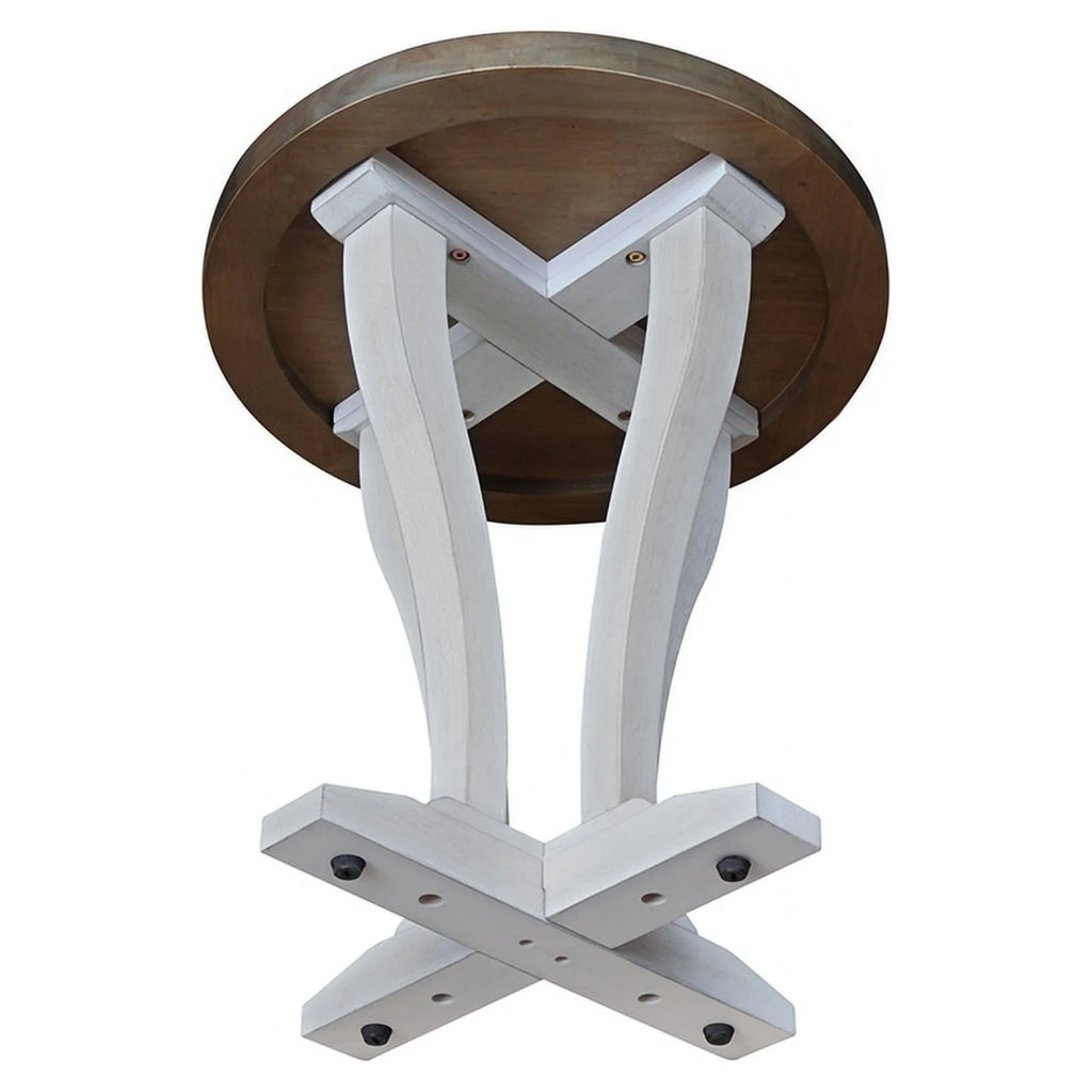 Solid Wood Round End Table C858109