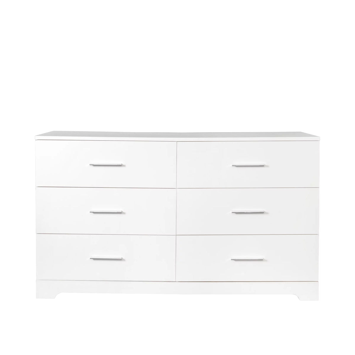6 Drawer White Dresser Y52503