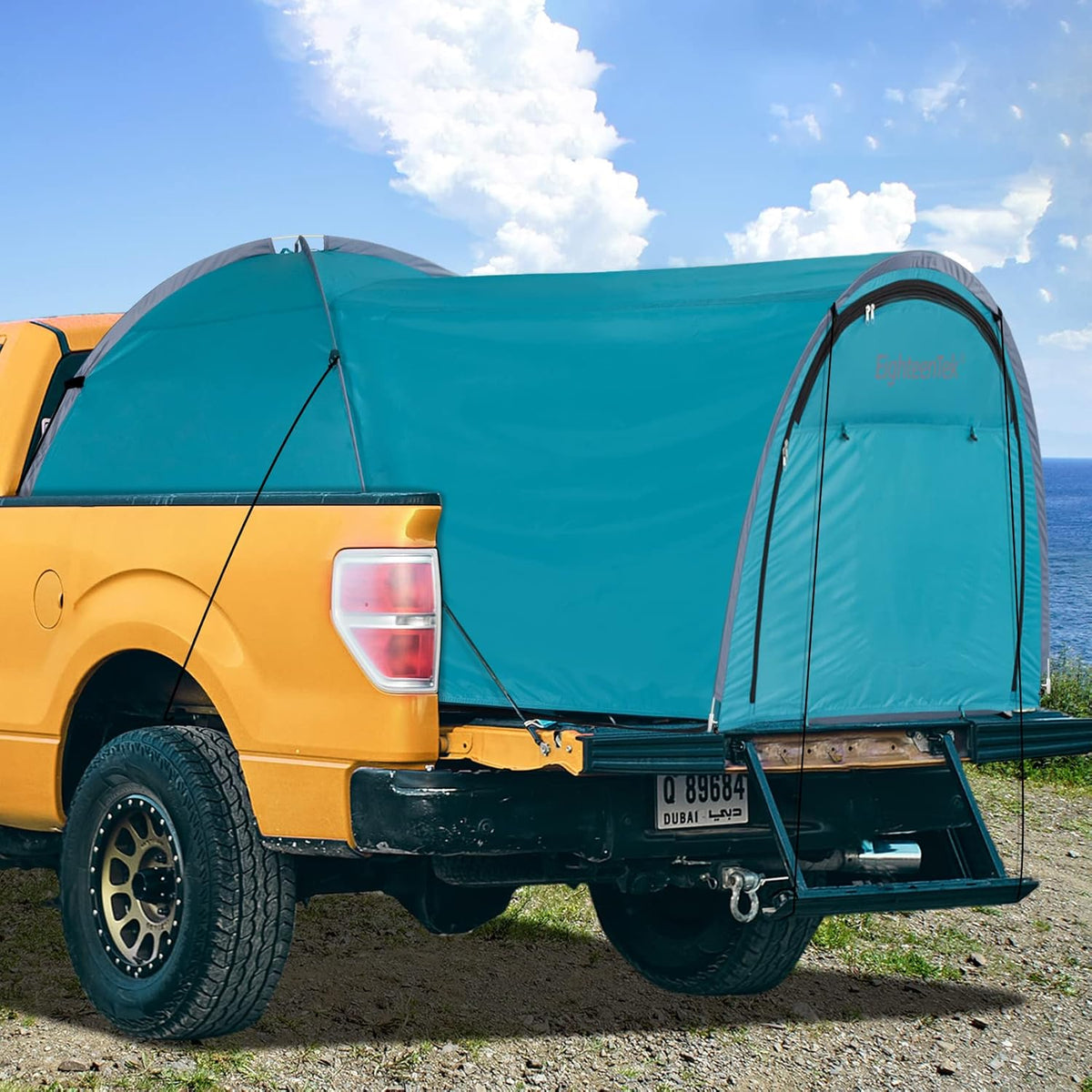Truck Tent Pickup Camping 2 Person Waterproof Double Layer Rainfly N1066
