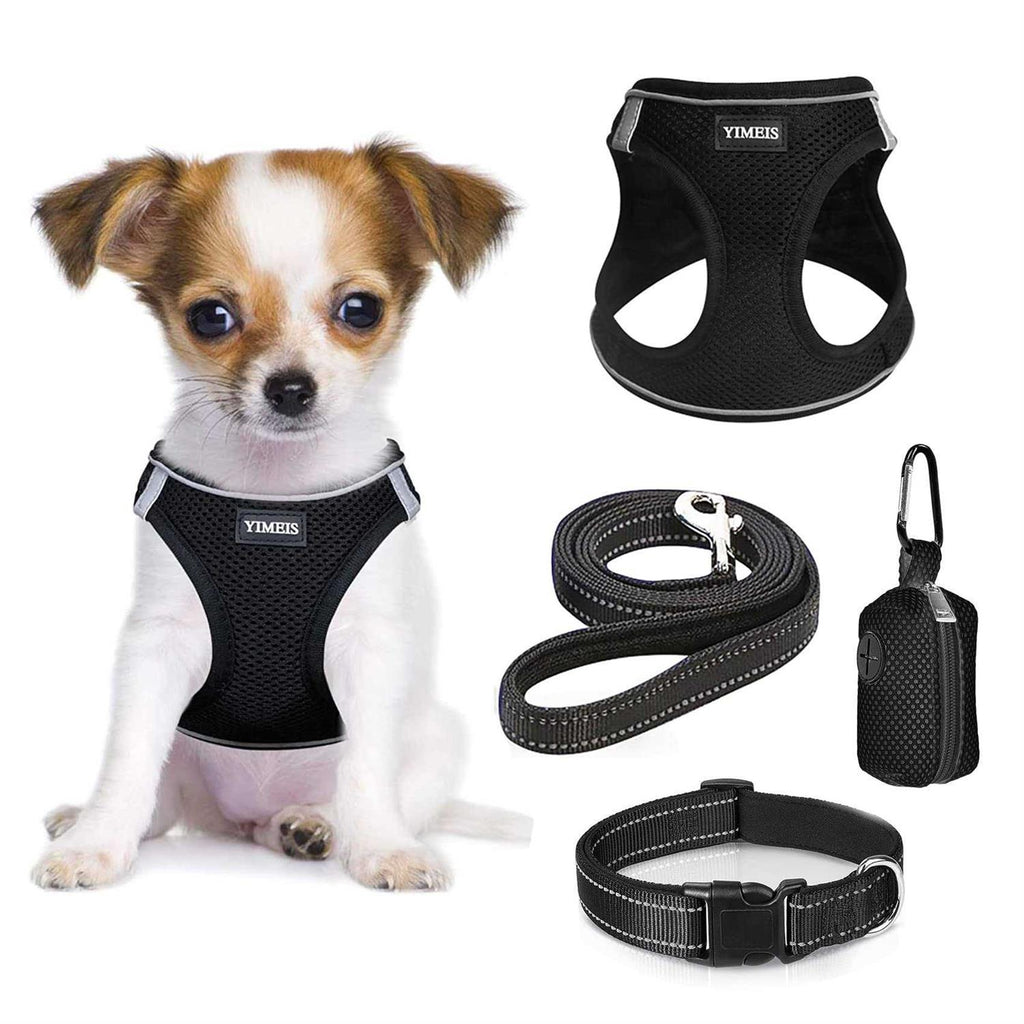 Dog Harness and Leash Set No Pull Soft Mesh U14377