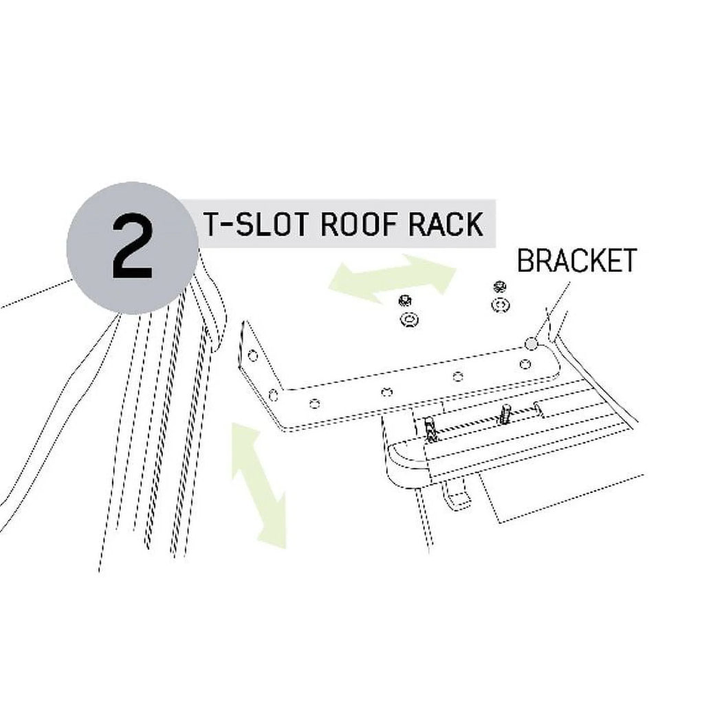 Grey Awning Wall Kit with Black Travel Cover S90883