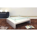White Glass Coffee Table U562505