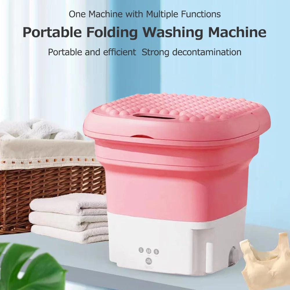 Portable Automatic Ultrasonic Mini Washing Machine D6598