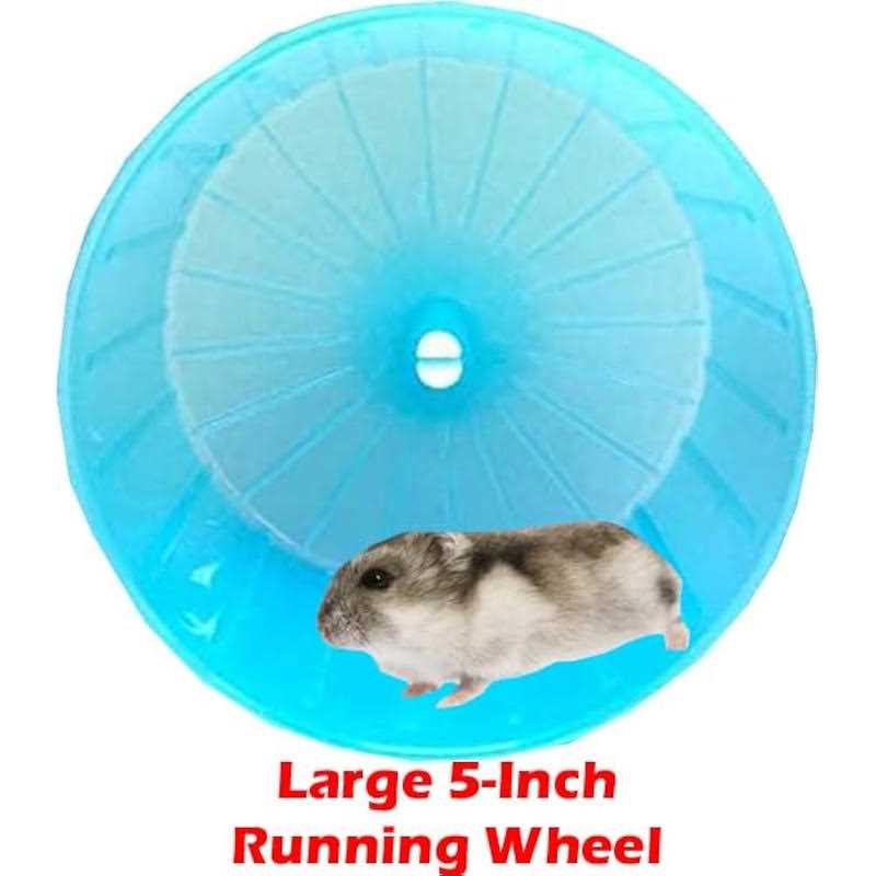 2 Levels Hamster Habitat Animal Cage (Blue) Y6606