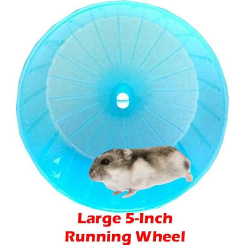 2 Levels Hamster Habitat Animal Cage (Blue) Y6606
