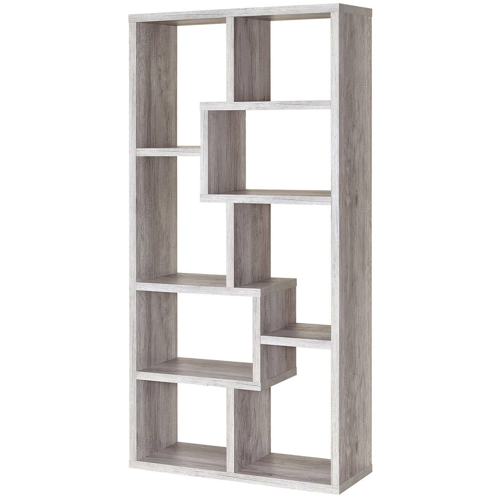 Grey Driftwood Bookcase Z11787