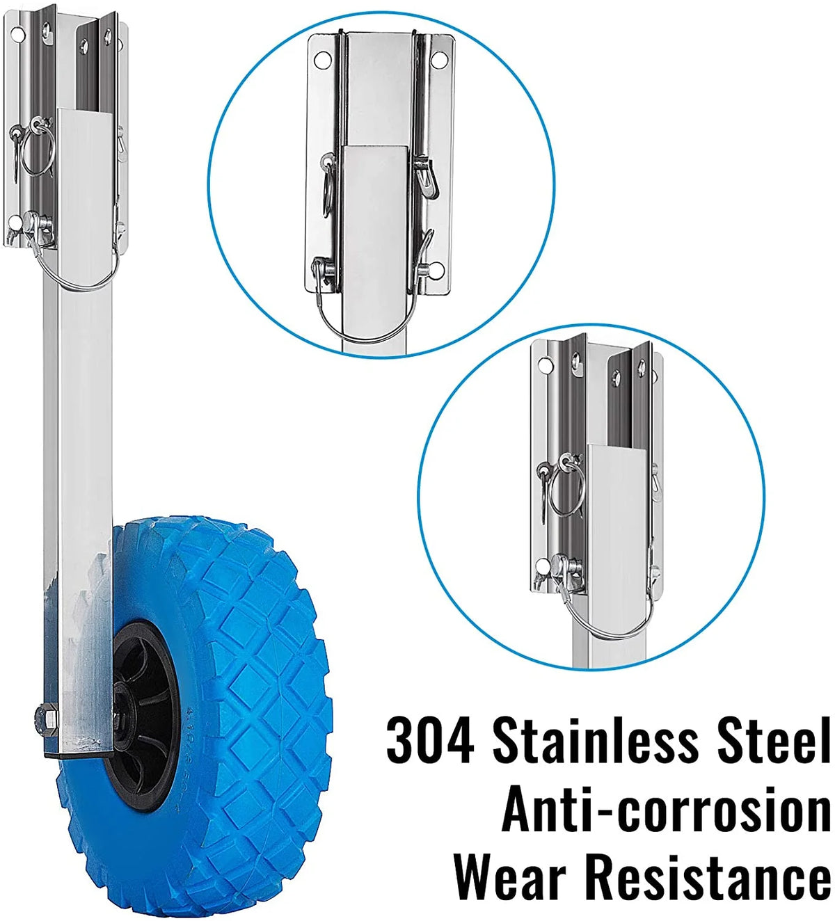300LBS Stainless Steel Boat Launching Wheel Dolly G137