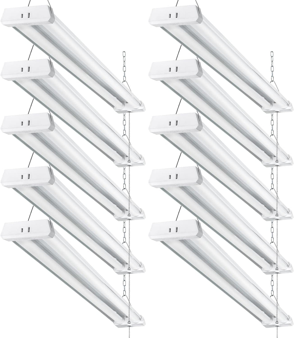 42W 4800lm 4FT 5000K Daylight White LED Shop Light (10PK) O547