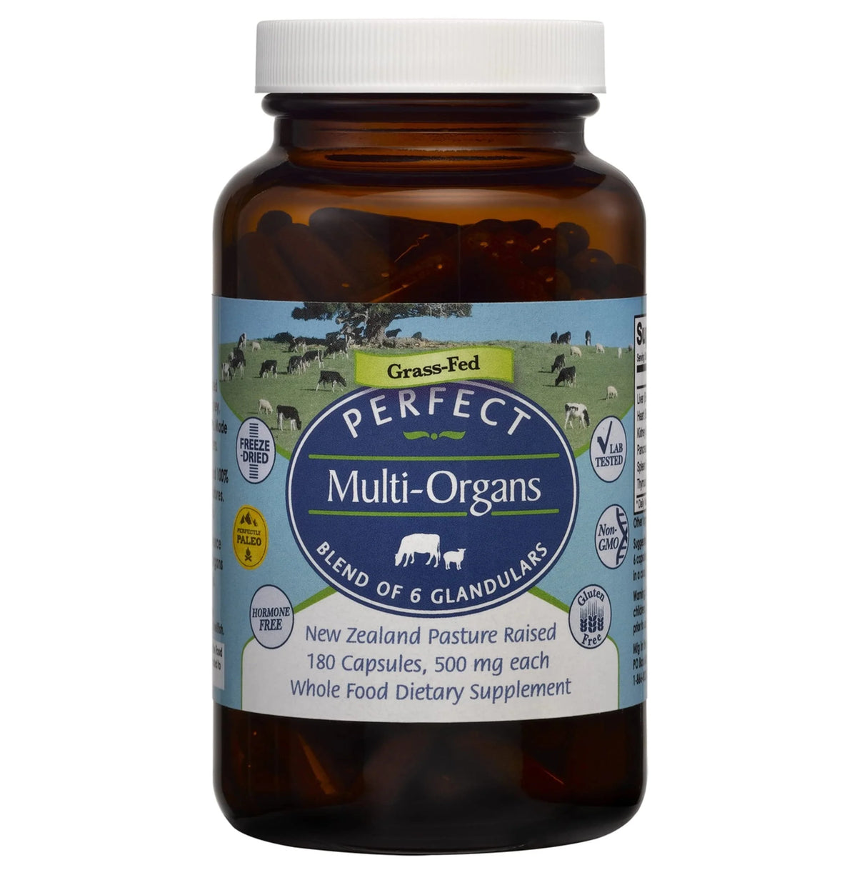 180 Capsules Freeze Dried Hormone Free Multi-Organs S2274