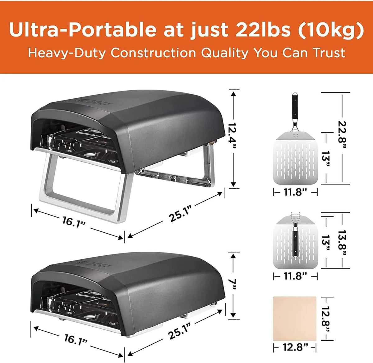 Propane Gas Portable Pizza Oven X688