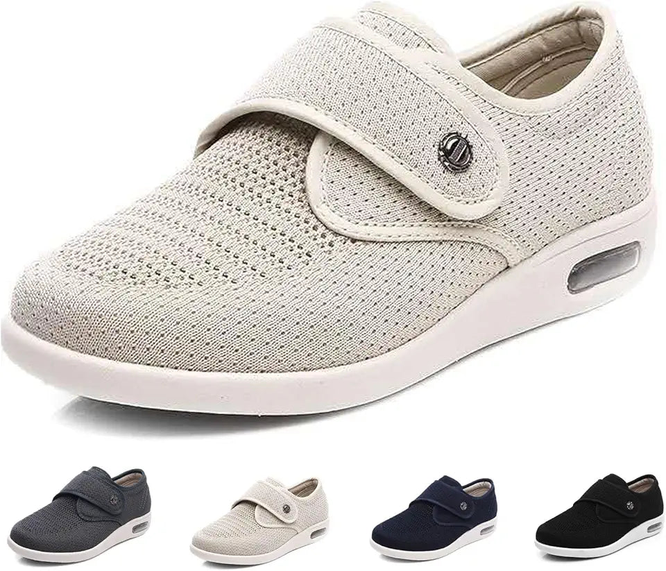 Adjustable Wide Walking Shoes with 3 Pairs Insoles K30838